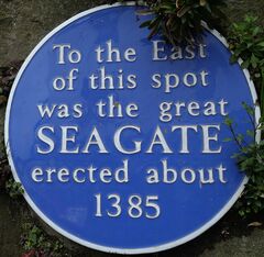 Sea Gate Blue Plaque, High Street